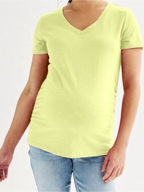 Sonoma Goods for Life Essential V‑Neck Tee Maternity Size Small